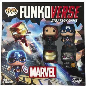 Funko Pop Games FUNKOVERSE MARVEL 100 4-Pack Strategy Game CHRISTMAS GIFTS NEW